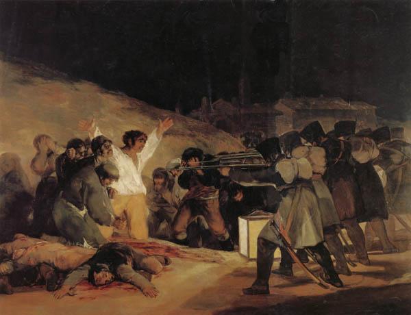Francisco de goya y Lucientes The Executios of May3,1808,1804 oil painting image